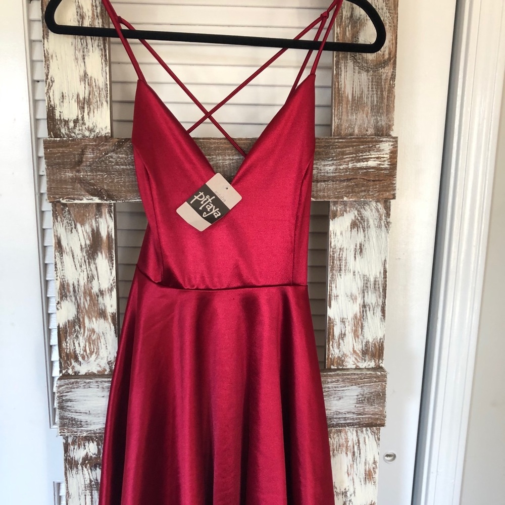 Red dress